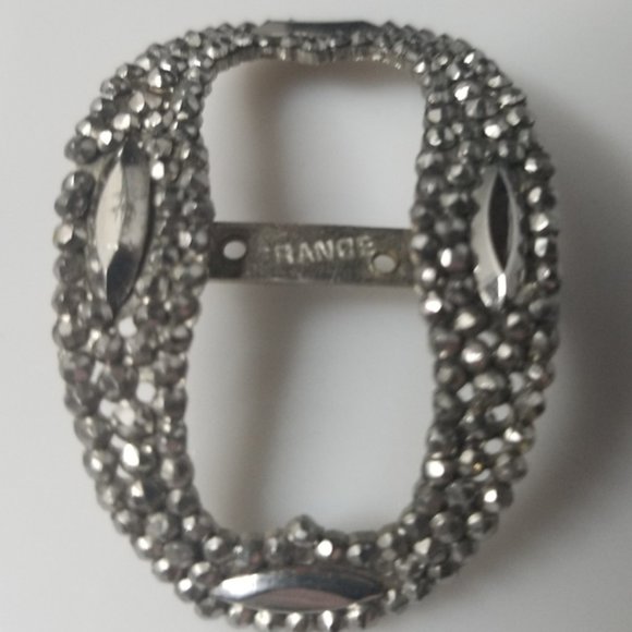 Vintage Shoe Buckles Steel Cut Made in France - Picture 2 of 3